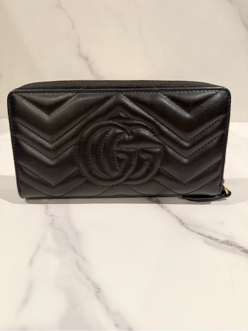 Gucci Marmont Zip Around Wallet - Picture 4 of 16